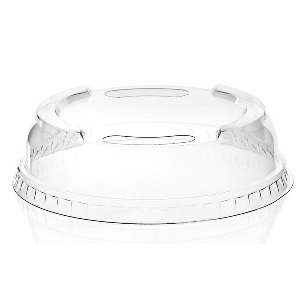 Dome lid with flat top and holes novapack